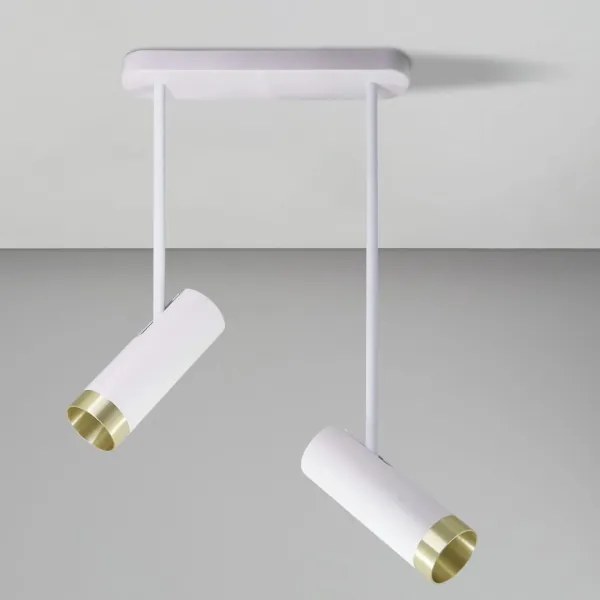 Bodové svietidlo PORTO 2xGU10/10W/230V biela