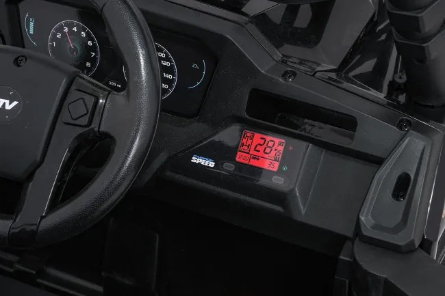 Elektrické terénne autíčko UTV LIFT čierne