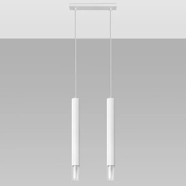 Sollux SL.0958 - Luster na lanku VIZIER 2xG9/40W/230V biela