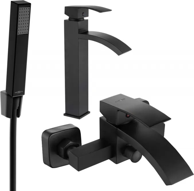 Mexen Libra R77 vaňová súprava, čierna - 745113R77-70