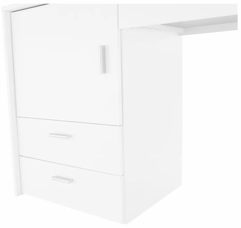 Viacúčelový stôl pre krajčírky Tailor - biela