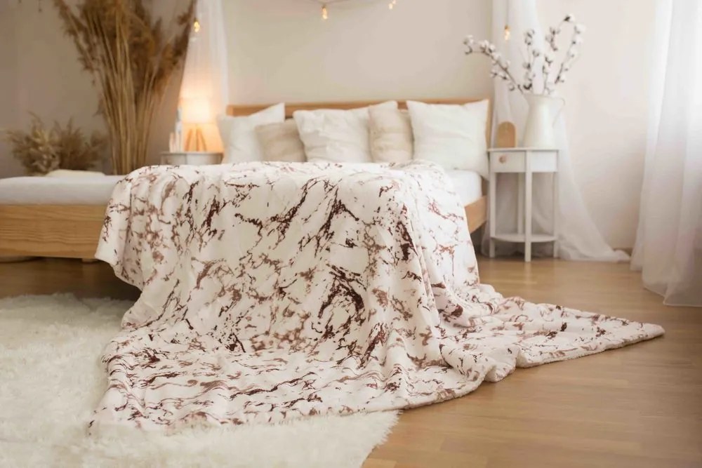 Jerry Fabrics Mikroplyšová deka s baránkom - Šedá / čierna / biela | 150 x 200 cm