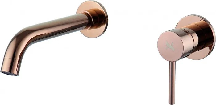 MEXEN ALMA - umývadlová podomietková batéria, ružové-zlato, 75015-60