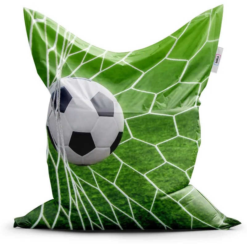 Sablio Sedací vak Futbalová lopta v bráne - 150x100 cm