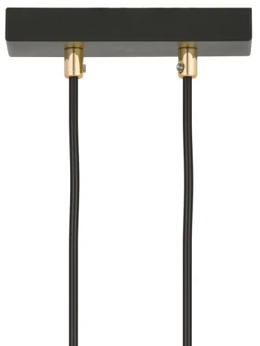 Luster na lanku GLAM 1xE14/10W/230V čierna