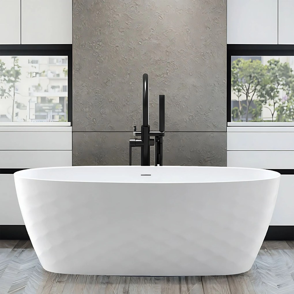 Rea Gaja, akrylátová voľne stojaca 1700x815x595 mm, biela, REA-W0125