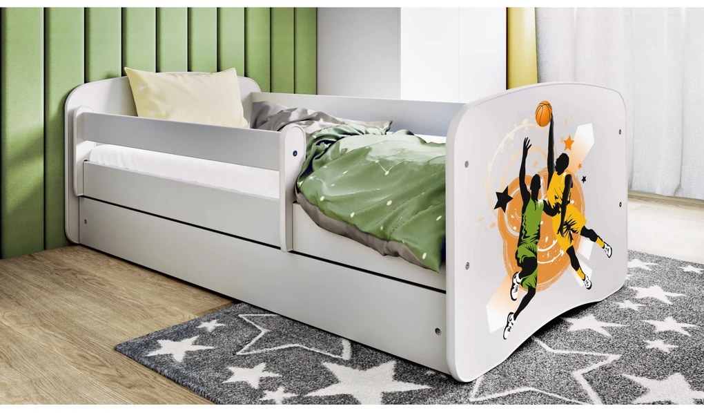 Detská posteľ Babydreams basketbal biela