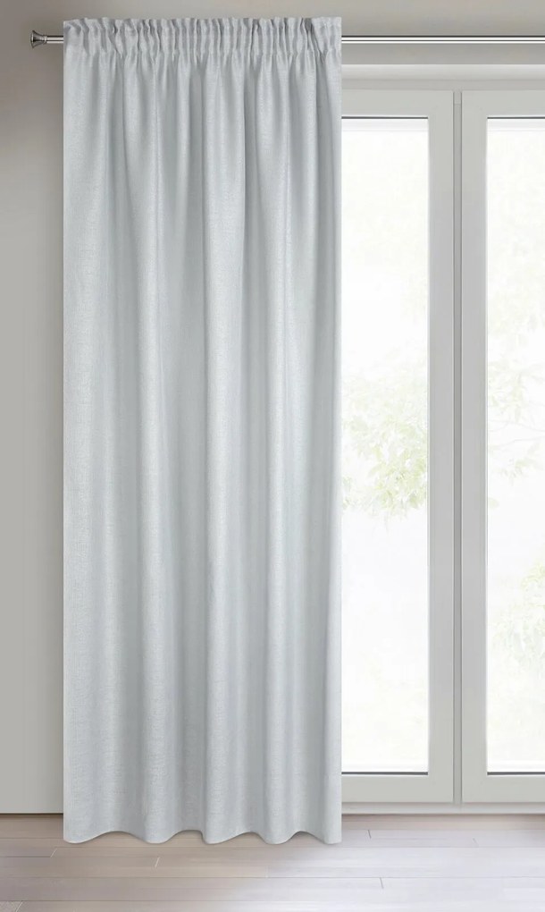 ZÁCLONA NA PÁSKE CELINE 140X270 CM STRIEBORNÁ