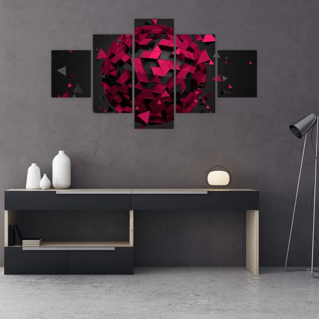 Obraz 3D abstrakcie (125x70 cm), 40 ďalších rozmerov