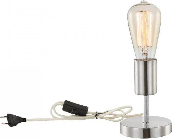 Globo NOEL NOEL T12 Stolné Lampy chróm matný nikel 1 x E27 max. 60w 14 x 10 x 10 cm