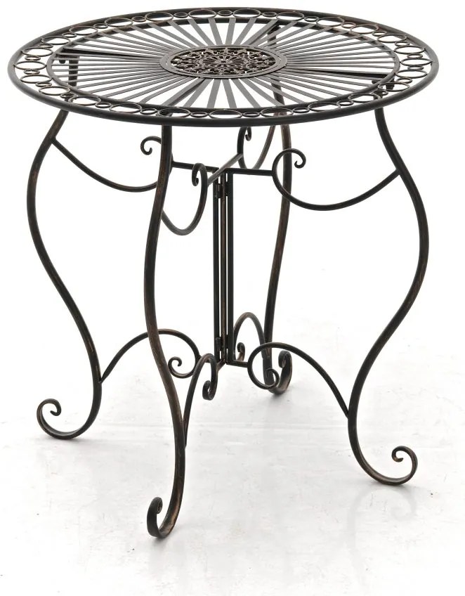 Súprava kovových stoličiek a stola Aldeano (SET 2+1) - Bronzová