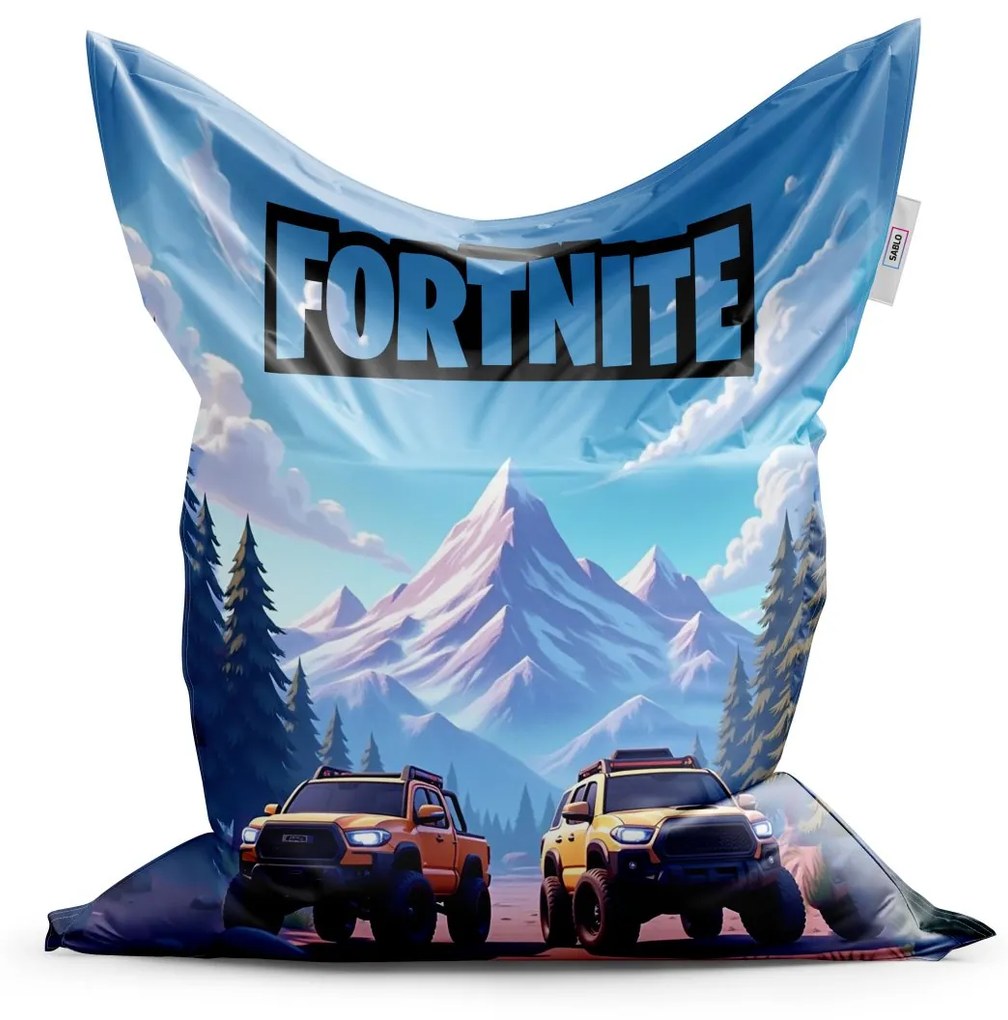 Sablio Sedací vak FORTNITE Off-road autá - 150x100 cm