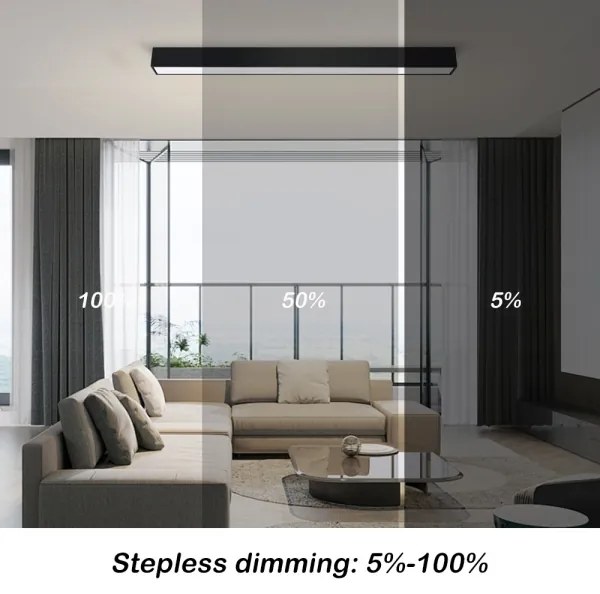 Immax NEO 07255L - LED Stmievateľné svietidlo LUNGO 20W/230V Wi-Fi Tuya čierna + DO