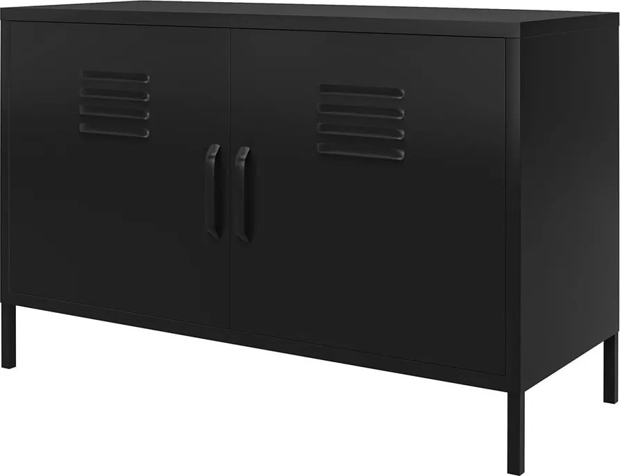 Čierna kovová skrinka 100x64x40 cm Mission District – Støraa