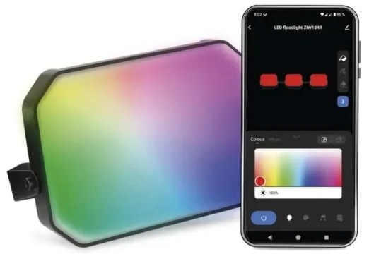 Rozš. sada LED RGBIC Stm. von. reflektor LED/4W/230V 3000-6500K IP65 Wi-Fi Tuya