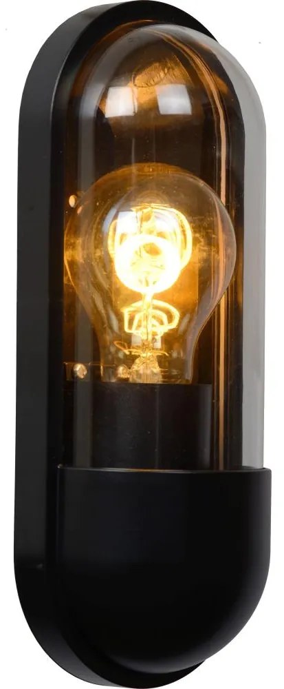 Lucide 29897/01/30 - Vonkajšie nástenné svietidlo CAPSULE 1xE27/15W/230V IP54