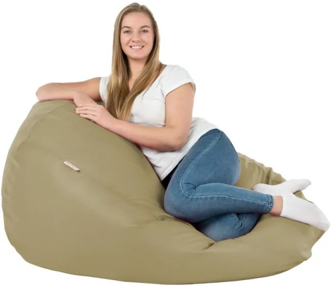 Sedací vak SAKO zemitý ekokoža