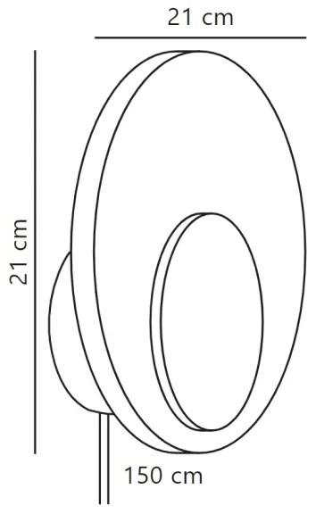 Nordlux - LED Stmievateľné nástenné svietidlo MARSI LED/7W/230V biela