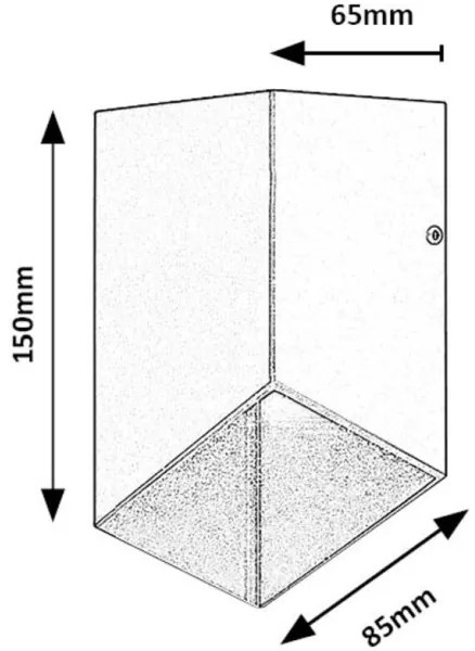 Rabalux 77049 - LED Vonkajšie nástenné svietidlo TILBURG LED/5W/230V IP54 čierna