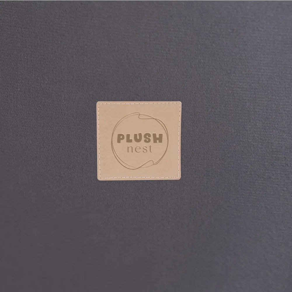 Suchý bazén pre deti zamatový 90 x 30 + 200 loptičiek - šedý