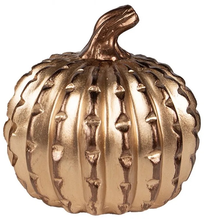 Zlatá dekoračná keramická tekvica Pumpkin - 14*14 cm