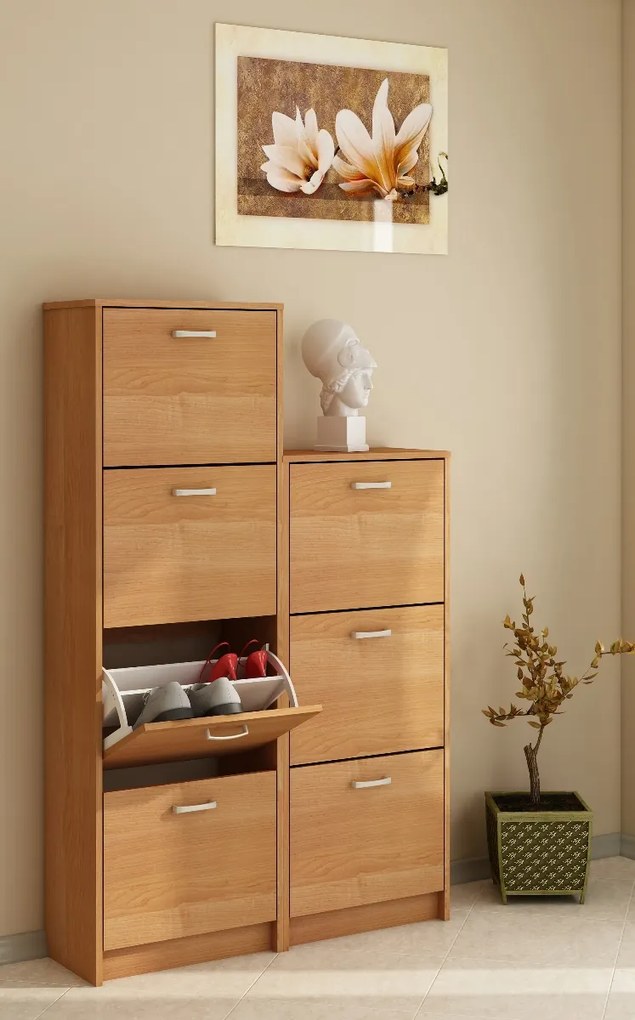 Botník (skrinka na topánky) 4K - jelša