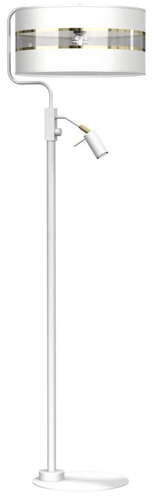 Stojacia lampa ULTIMO 1xE27/40W/230V + 1xGU10/MR11/7W biela