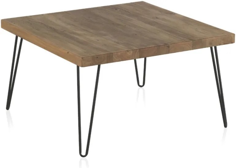 Konferenčný stolík s doskou z brestového dreva Geese Rea, výška 40 cm