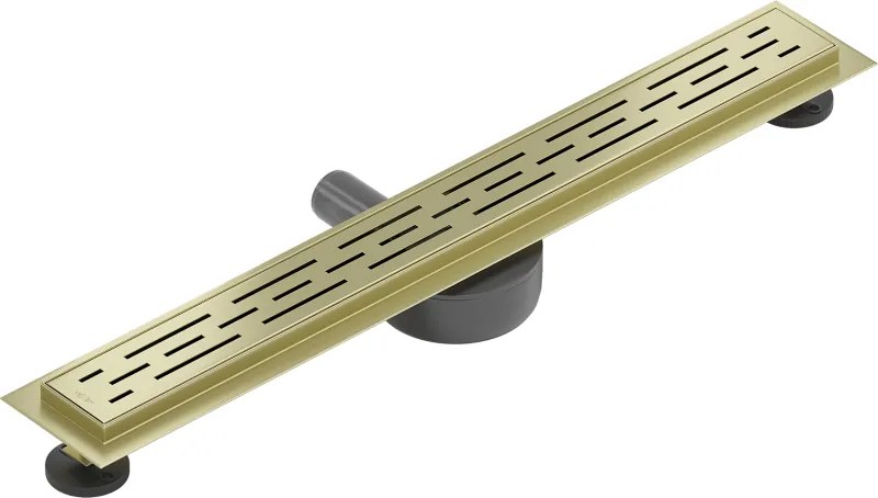 Mexen Flat 360° M01 sprchový žľab 70 cm, zlatá matná, 1A20070-40