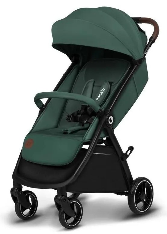 Lionelo - Kočík INGRID zelená/čierna