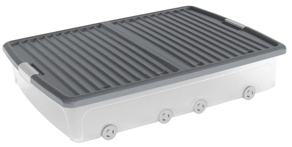 Plastový úložný box pod posteľ s vekom 79x58x16, 5 cm W box underbed XL – KIS