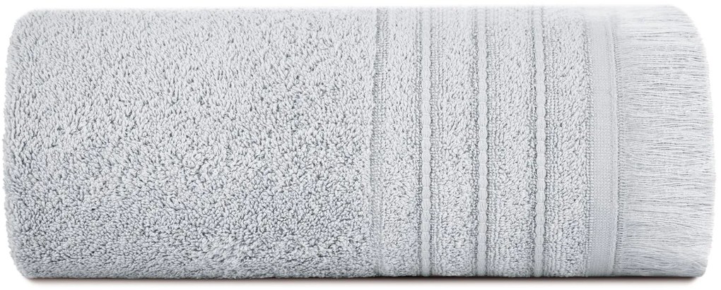 BAVLNENÝ UTERÁK MIRENA 70X140 CM STRIEBORNÁ