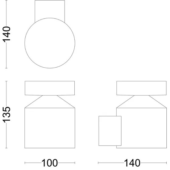 Philips - LED Vonkajšie nástenné svietidlo LAVEN LED/6W/230V 2700K IP44