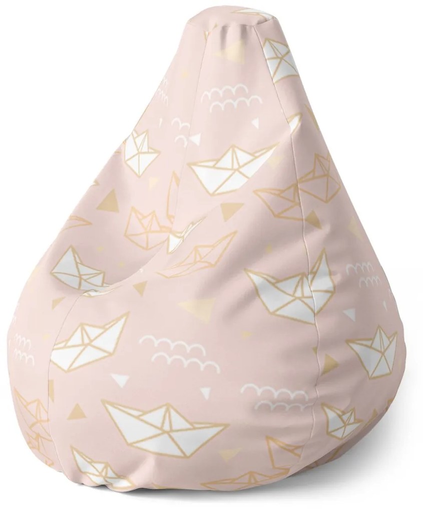 Sablio Sedací vak Pear Skladacie lodičky - 70 x 95 x 15 cm