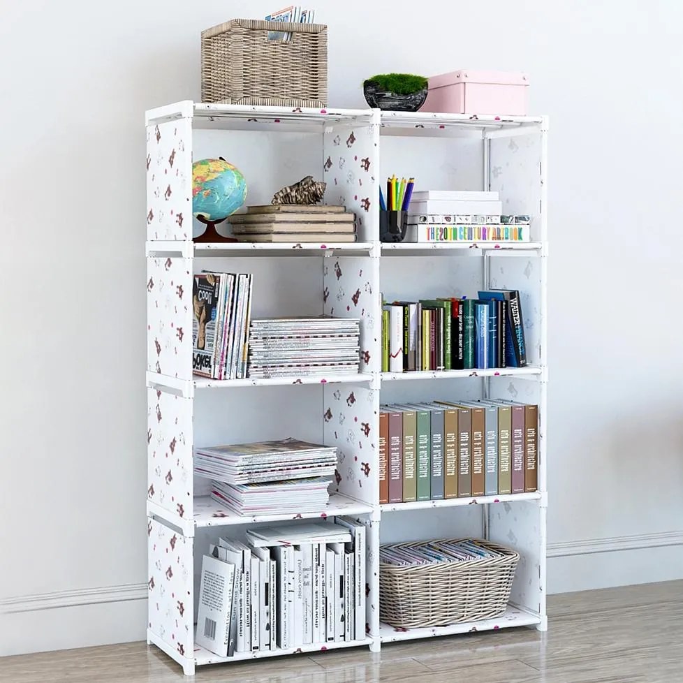 Detský DIY regál s motívom medvedíkov 6 políc