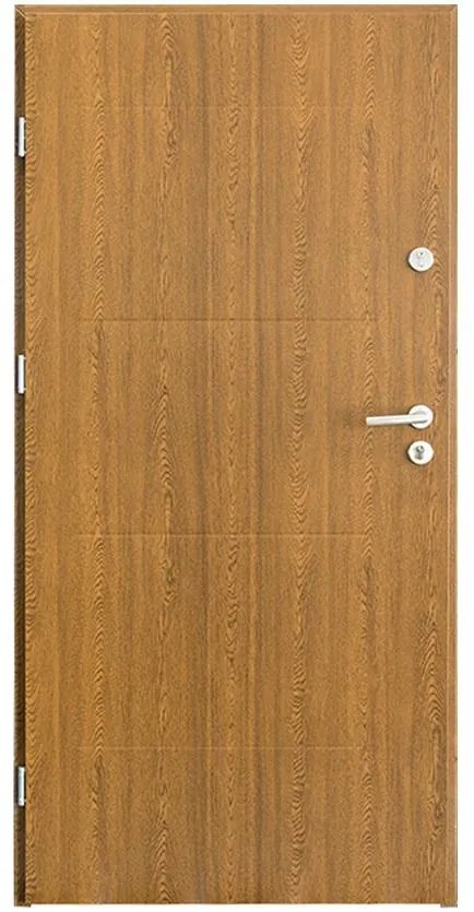 Dvere vchodové Vigo 80L Zlatý Dub