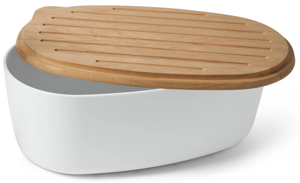 Chlebovnica s doskou na krájanie