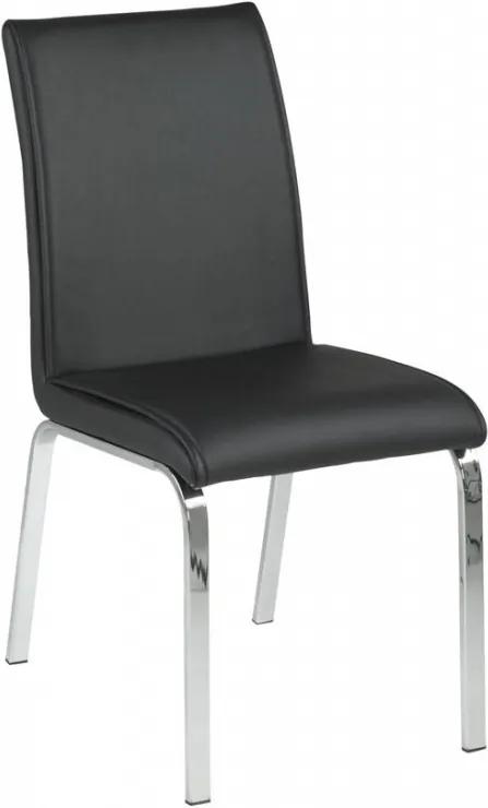 Jídelní židle Leona, černá SCHDNH000015008S SCANDI+