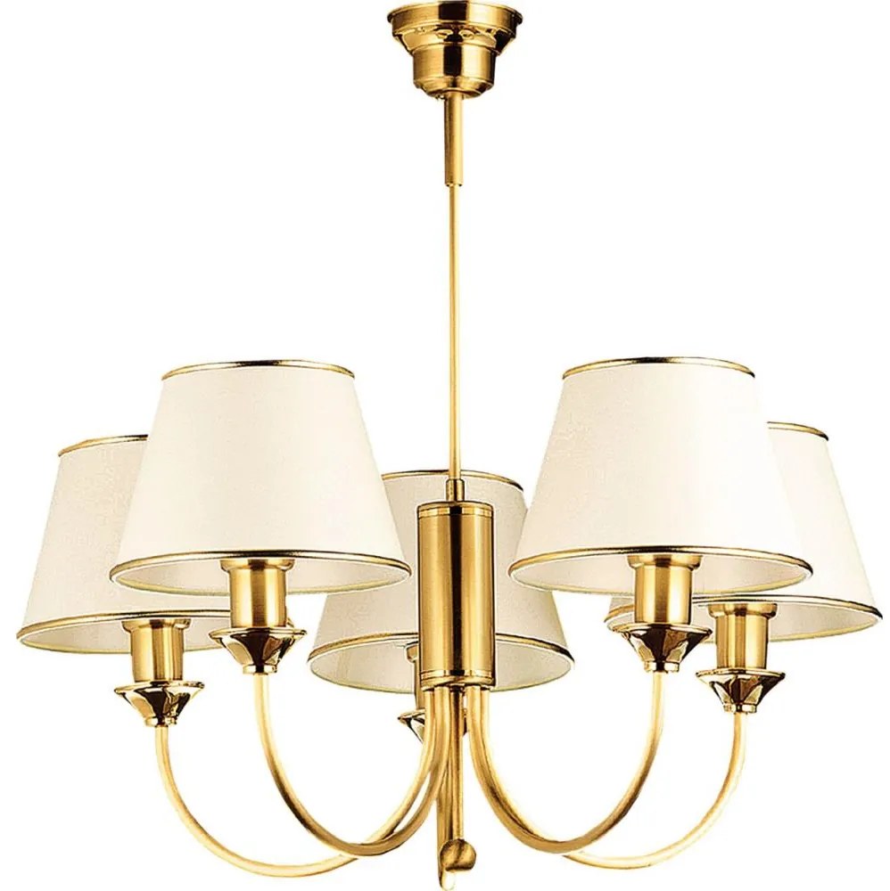 Jupiter 286 - CL 5 - Luster závesný CLASSIC 5xE27/60W/230V