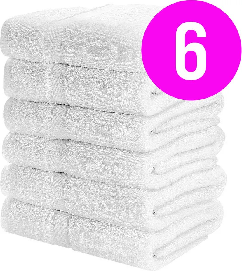 Osuška Homa SETA ash white 70x140 cm 6 ks