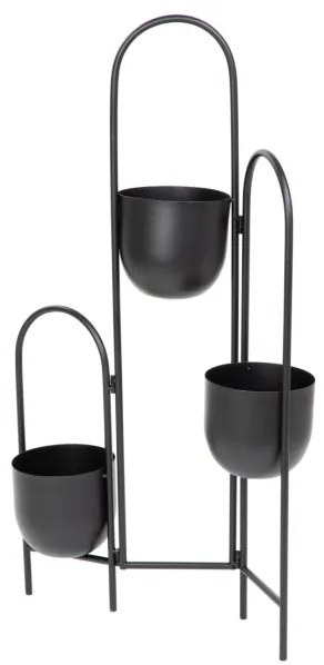 Stojan na kvety FLOERO čierny 876047