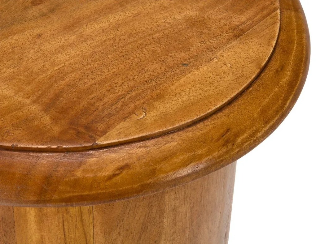 furniture-nabytek.cz - Masivní komoda Texas z akácie, lakovaná, přírodní – 32×32×76 cm