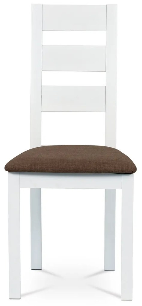 Súprava jedálenských stoličiek BC-2603 WT, biela,2 ks