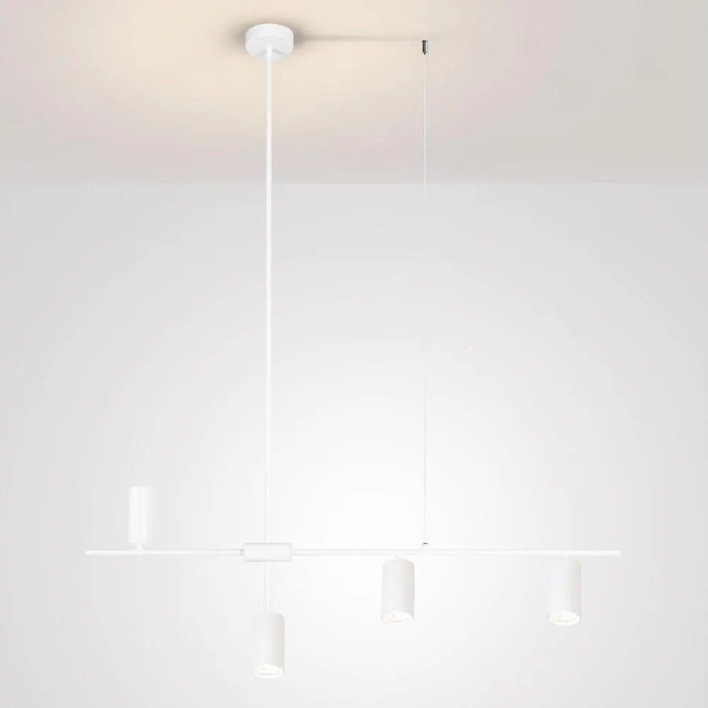 Brilagi - Závesné svietidlo CRANE na lanku 4xGU10/30W/230V biele