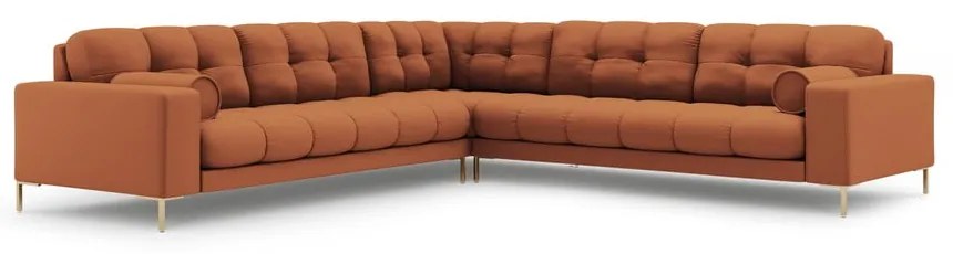 Rohová variabilná pohovka v tehlovej farbe Bali – Cosmopolitan Design