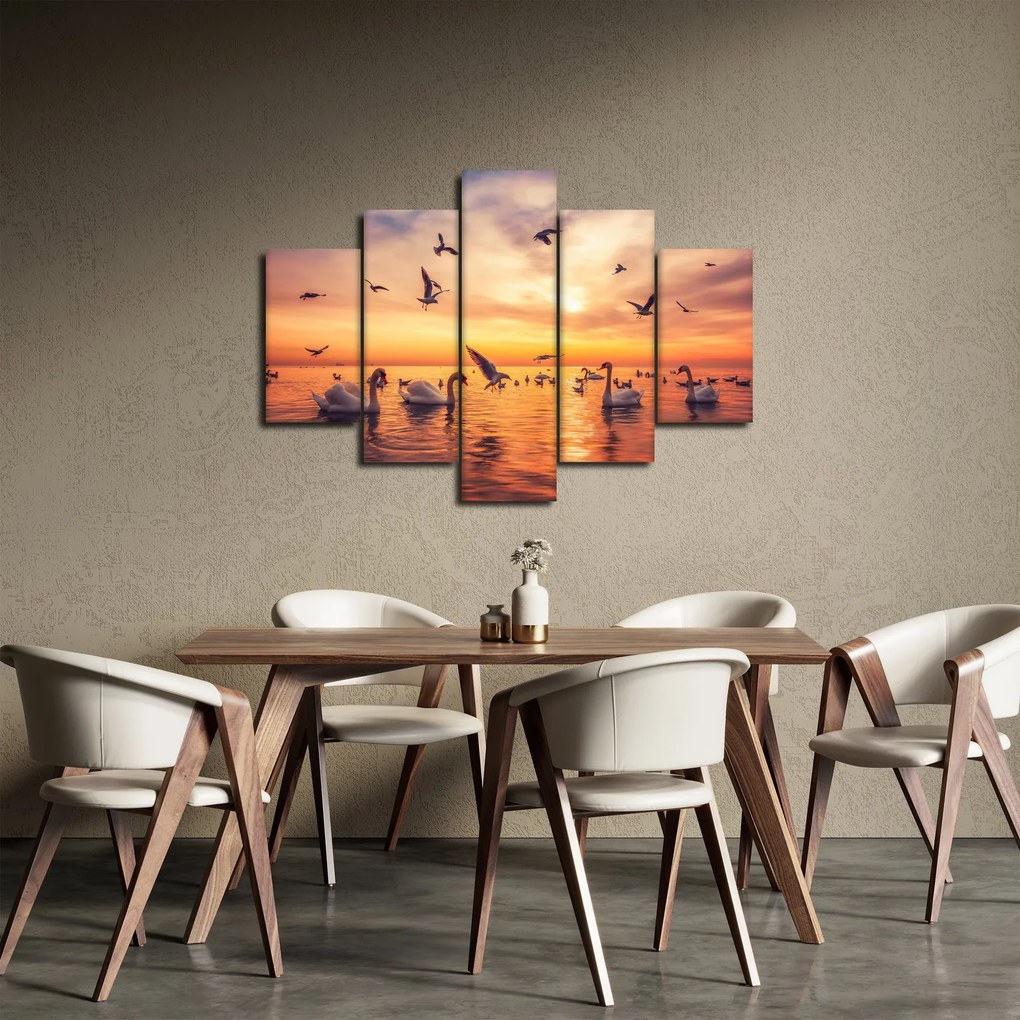 Obraz - Labute (150x105 cm)