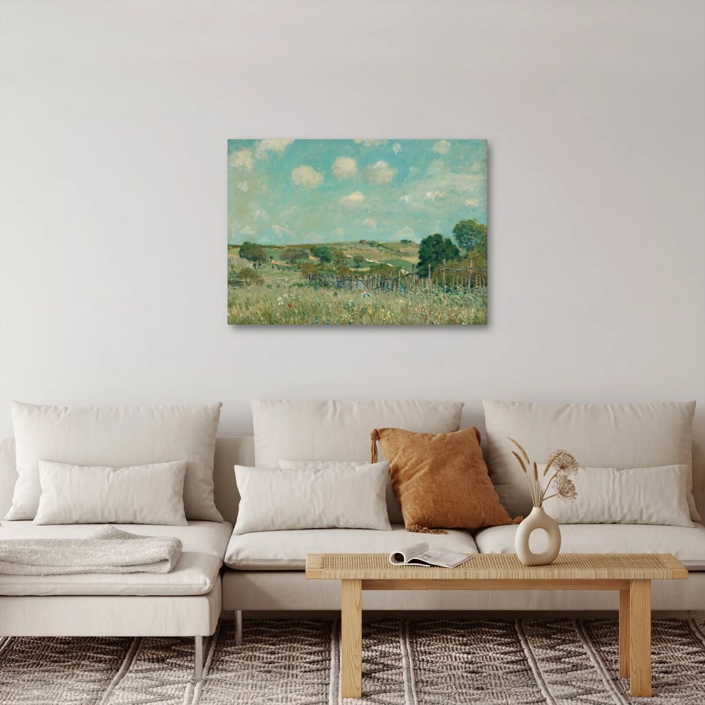 Obraz - Alfred Sisley, Meadow, reprodukcia (70x50 cm)