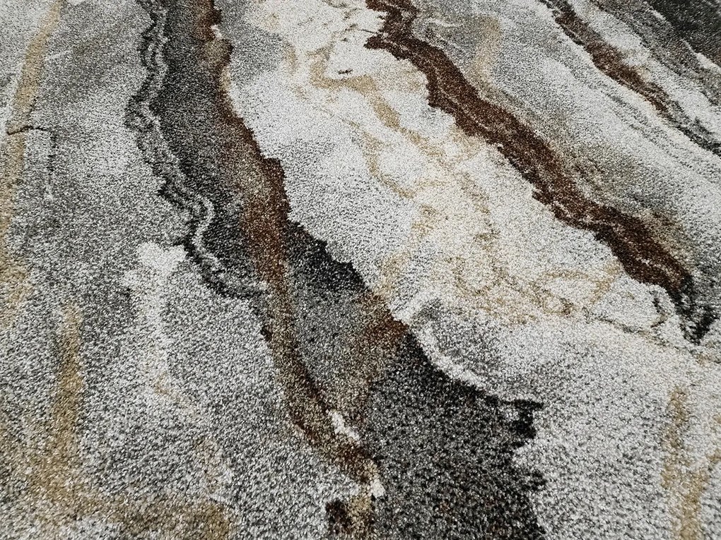 BE Koberec Wenus 7772 GREY – sivý obdĺžnikový Rozmer: 300x400 cm