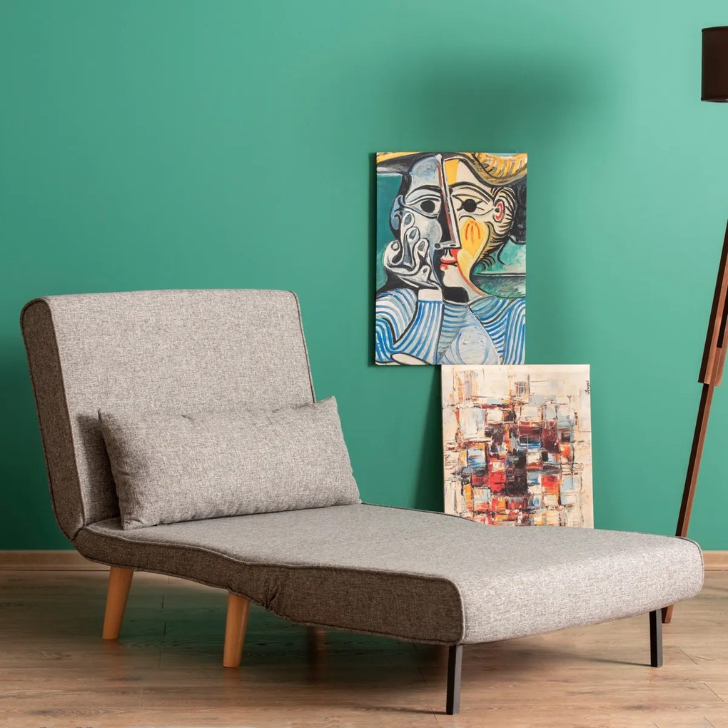 Kreslo Folde Single Light Grey