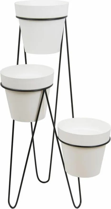 STOJAN NA KVETINÁČ TRIPOD 95X45X24 CM ČIERNA